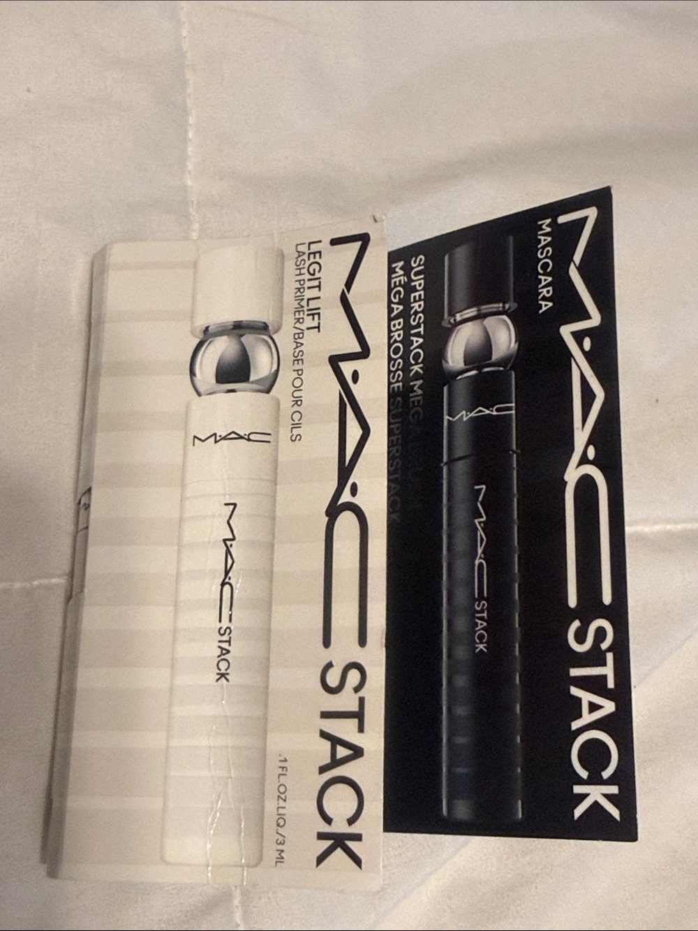MAC Stack Mascara + Lash Primer Duo in White & Black